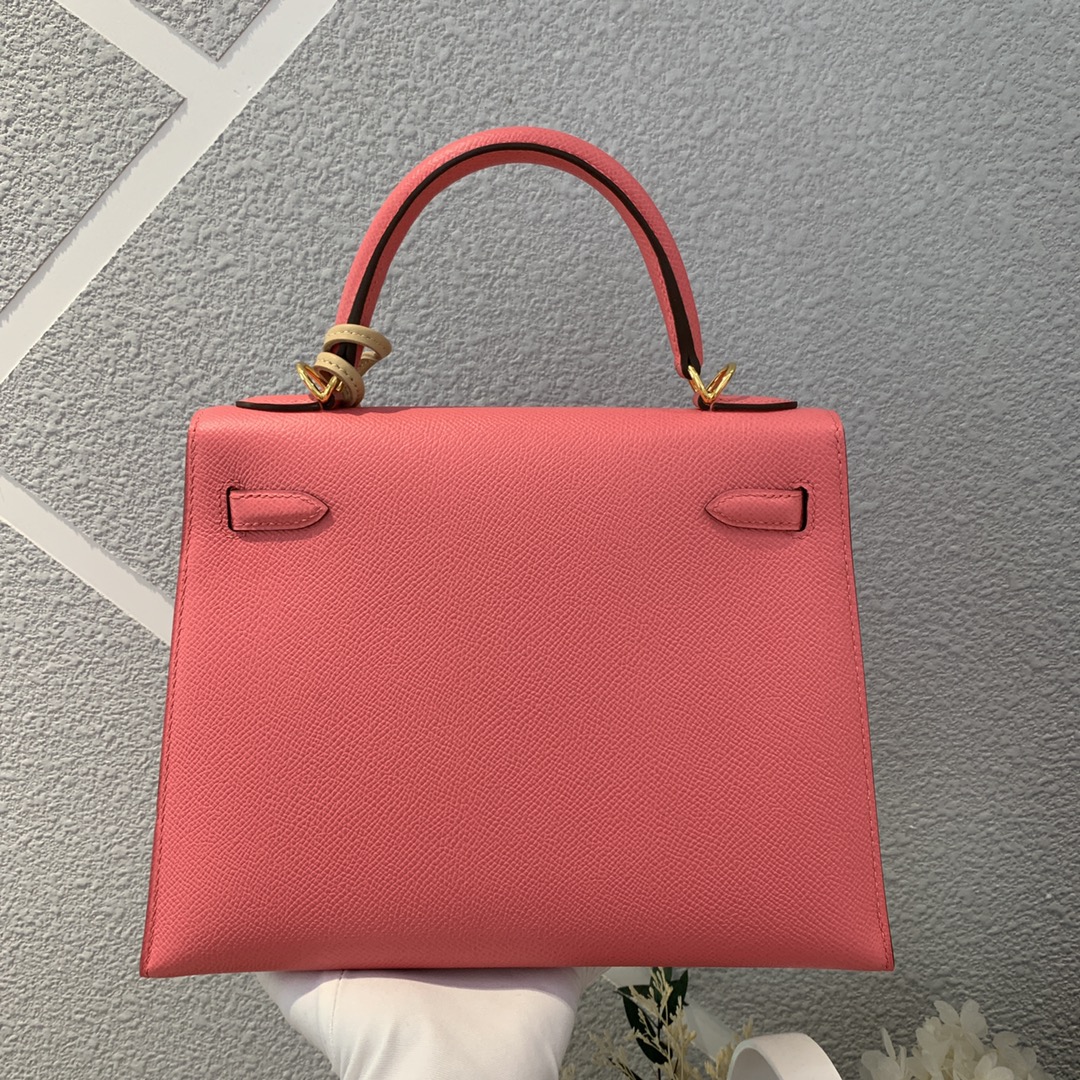 에르메스 켈리백25 립스틱 금장 앱송